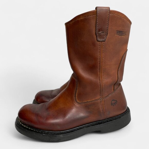 Wolverine Leather Western Cowboy Biker Engineer Work Boots Men's 8.5 M - Picture 8 of 16